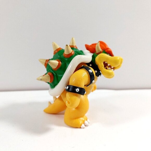 Bowser Super Mario Bros World Of Nintendo 2.5" PVC Figure Jakks Pacific - Picture 2 of 6
